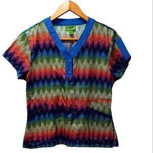 - MULTI COLOR SCRUB TOP by CROCS MEDICAL APPAREL